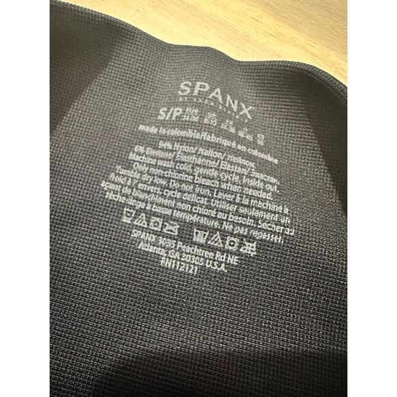Spanx NWT Seamless Moto Leggings in Indigo Sky, Small (2-4) - Picture 6 of 6
